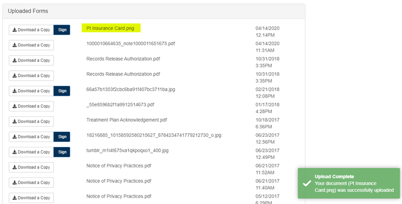 Patient Instructions On Uploading Insurance Card From Portal To Chart Walmart Gec Transportation Support Customer Hub